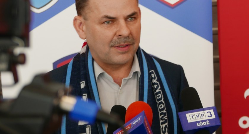 Na zdjęciu Mirosław Dratwiński, wiceprezes METPRIM Volley Radomsko