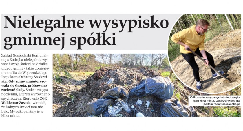 Na zdjęciu okładka najnowszego numeru Gazety Radomszczańskiej z 27 kwietnia 2023