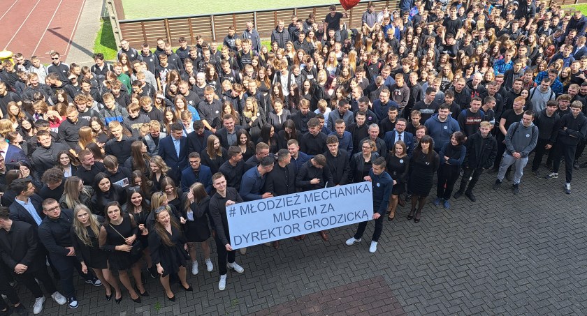 Na zdjęciu uczniowie Mechanika, fot. Samorząd Uczniowski ZSP nr 1