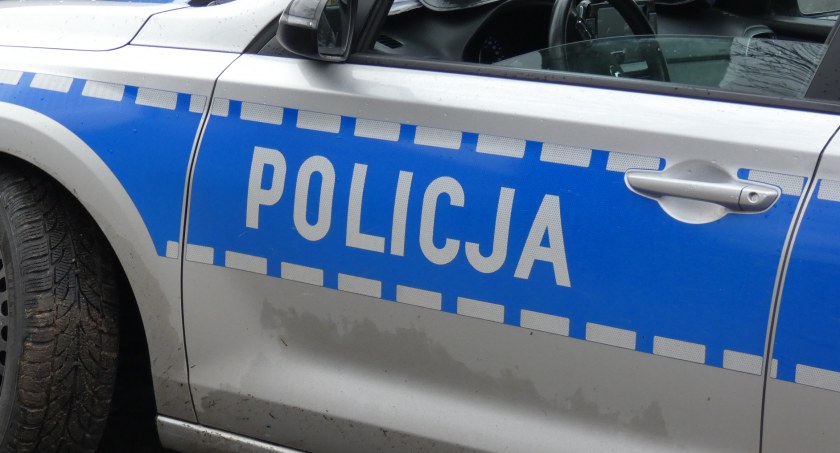 Na zdjęciu radiowóz KPP Radomsko
