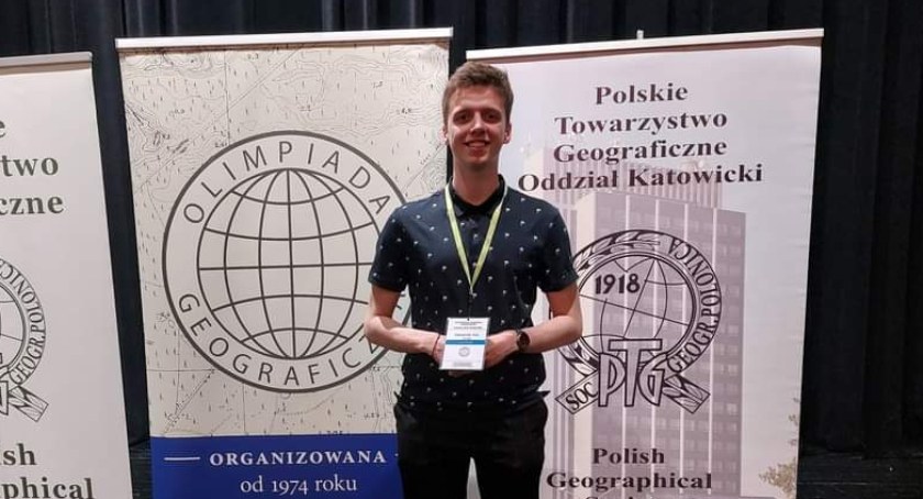 Na zdjęciu Aleksander Gloc, fot. Facebook/ I LO 