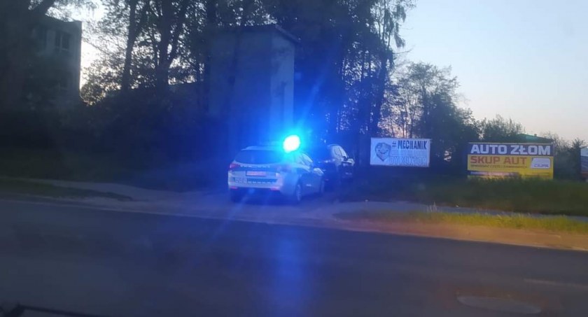 Na zdjęciu miejsce kolizji, fot. Facebook