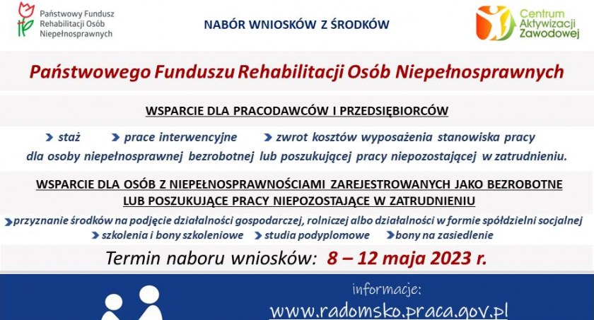 Na zdjęciu plakat fot. Facebook/PUP Radomsko