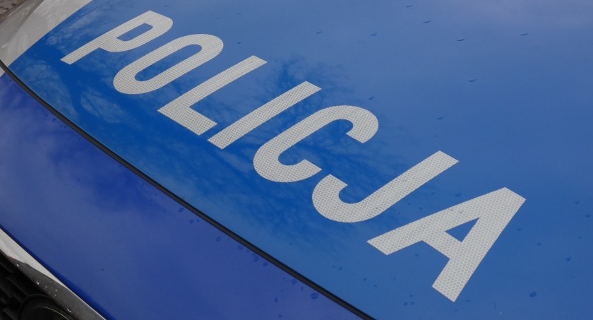 Na zdjęciu radiowóz KPP Radomsko