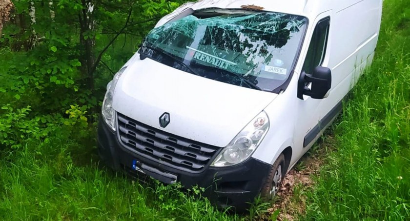 Na zdjęciu renault 63-latka, fot. KPP Radomsko