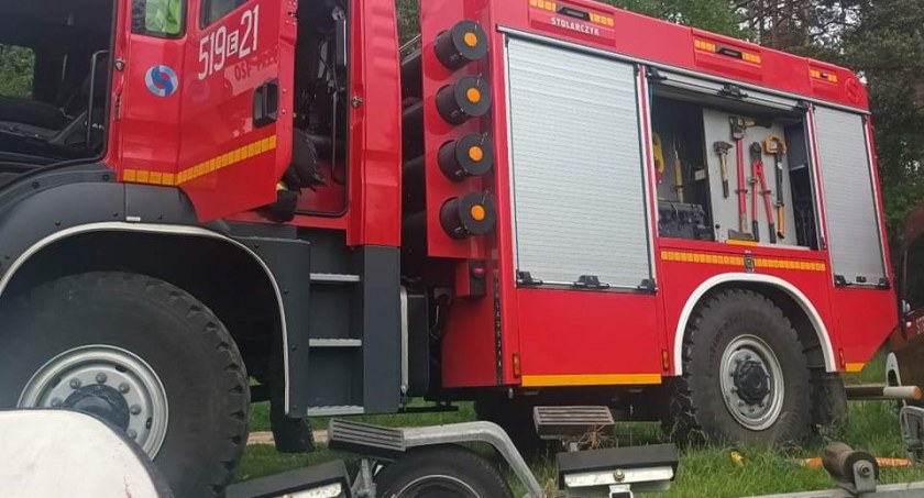 Na zdjęciu akcja ratunkowa w Tarasie, fot. Facebook/OSP Przedbórz 