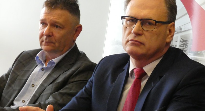 Na zdjęciu od lewej prezes PGK Zbigniew Rybczyński i prezydent Jarosław Ferenc