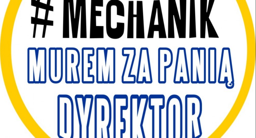 Na zdjęciu hasło protestujących