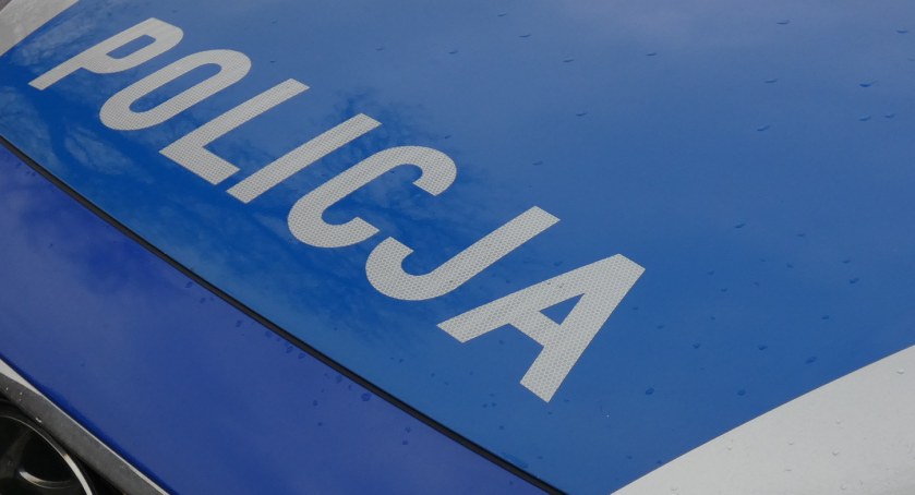 Na zdjęciu radiowóz KPP Radomsko