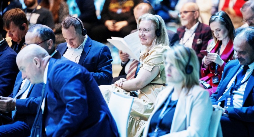 Na zdjęciu panel dyskusyjny EFG w Łodzi, fot. Facebook/Europejskie Forum Gospodarcze Łódzkie