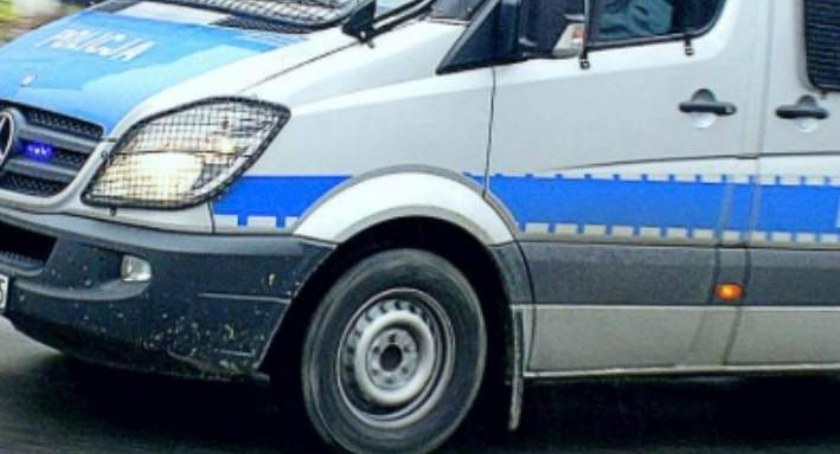 Na zdjęciu radiowóz KPP Radomsko