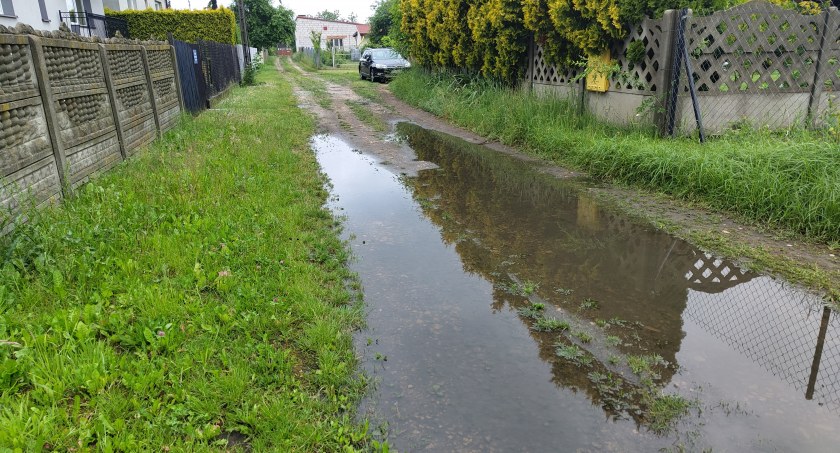 Na zdjęciu ulica Zaścianek