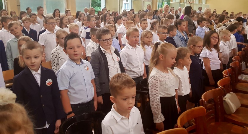 Na zdjęciu uczniowie PSP nr 1, fot. Facebook/UM Radomsko