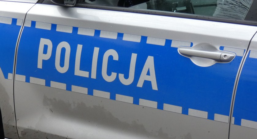 Na zdjęciu radiowóz KPP Radomsko
