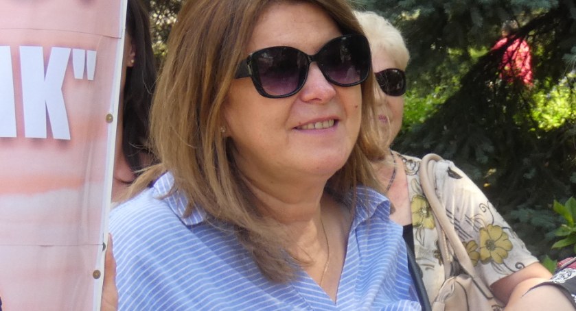 Na zdjęciu obecna dyrektorka ZSO nr 1 Ewa Grodzicka
