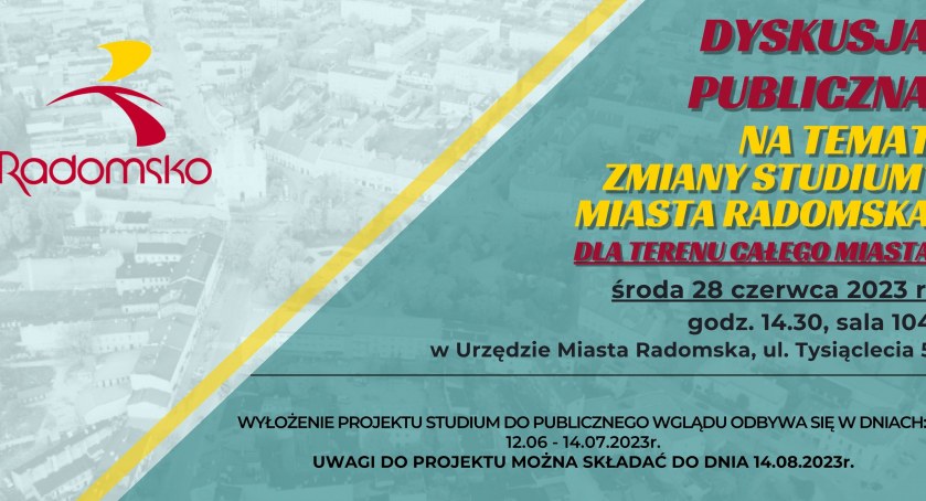 Na zdjęciu plakat promujący wydarzenie fot. Facebook/Radomsko Miasto Otwarte