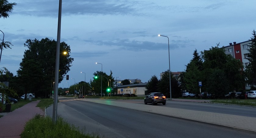 Na zdjęciu nowe lampy na ulicy Jagiellońskiej