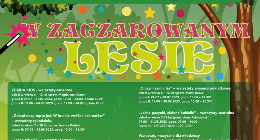 Na zdjęciu plakat promujący fot. Facebook/MDK Radomsko 
