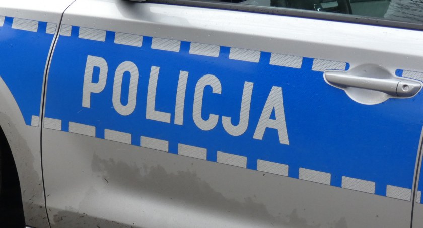 Na zdjęciu radiowóz KPP Radomsko