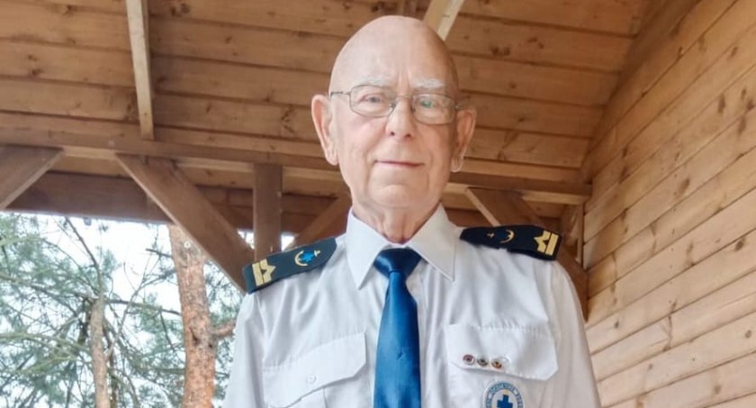 Na zdjęciu pan Stanisław Kępiński, fot. Facebook
