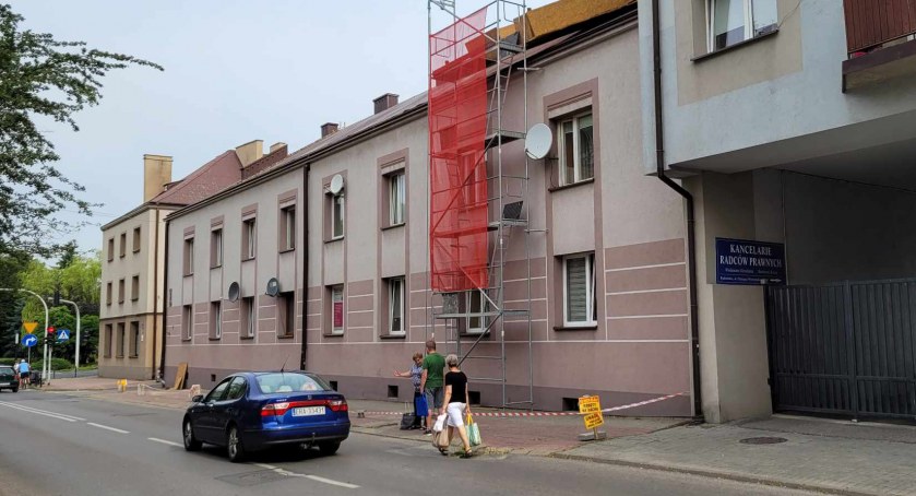 Na zdjęciu odcinek ulicy Wyszyńskiego