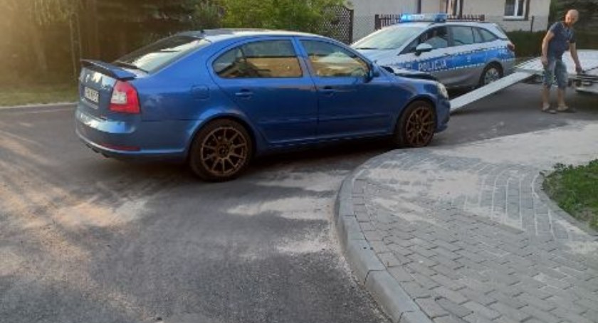 Na zdjęciu wypadek drogowy ul. Gołębia