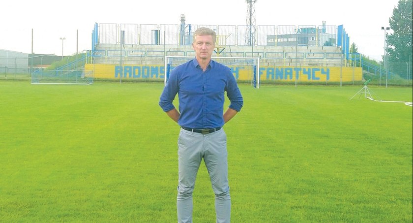 Na zdjęciu Sławomir  Majak, trener RKS Radomsko