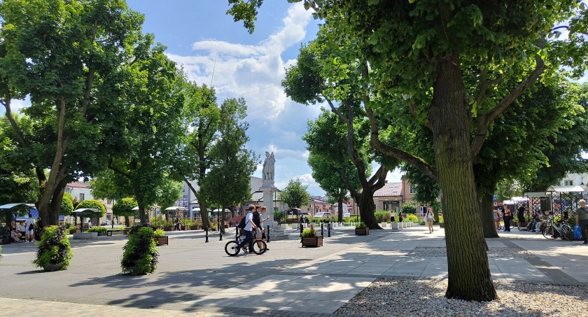 Na zdjęciu centrum Włoszczowej