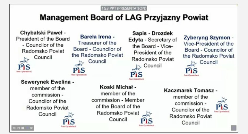Na zdjęciu tablica wyświetlana w Parlamencie Europejskim