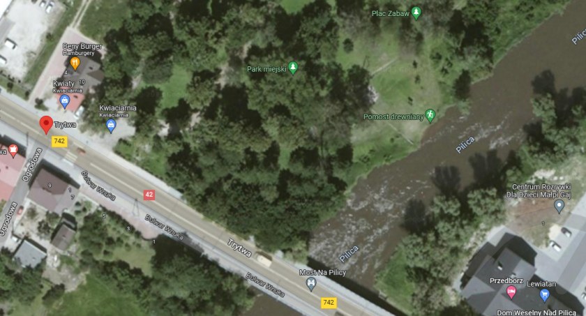 Na zdjęciu zrzut ekranu z Google Maps