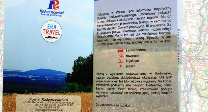 Na zdjęciu plakat promujący informator fot. Facebook/ERA Travel