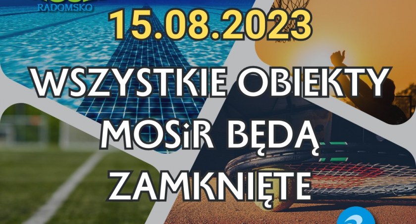 Na zdjęciu plakat, fot. Facebook/MOSiR Radomsko