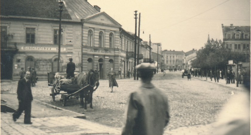 Na zdjęciu ulica Reymonta, lata okupacji, fot. zbiory muzeum