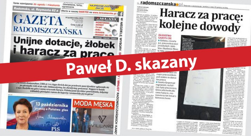 Na zdjęciu screeny wydań Gazety Radomszczańskiej