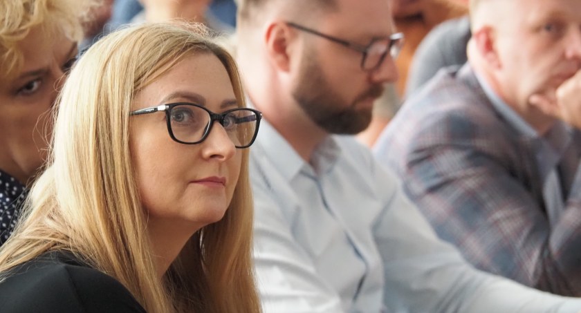 Na zdjęciu Magdalena Spólnicka, szefowa KO w Radomsku i powiecie