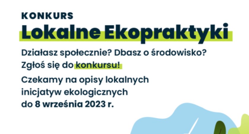 Banner konkursu, fot. Ministerstwo Klimatu i Środowiska