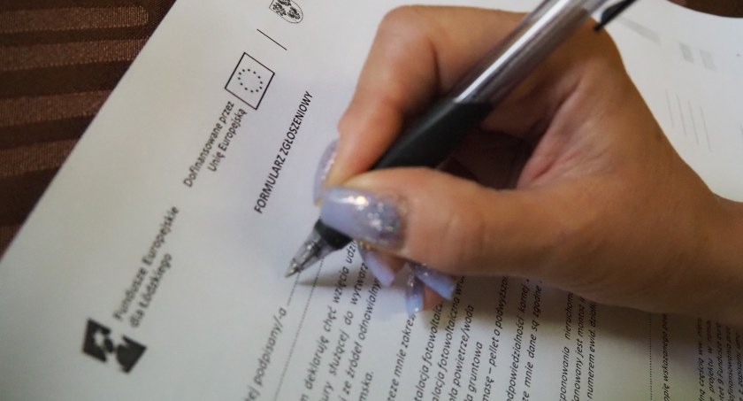 Na zdjęciu formularz, który można pobrać ze strony UM