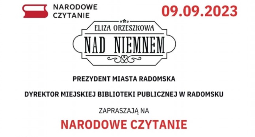 Na zdjęciu plakat promujący fot. Facebook/Miejska Bibliotek Publiczna