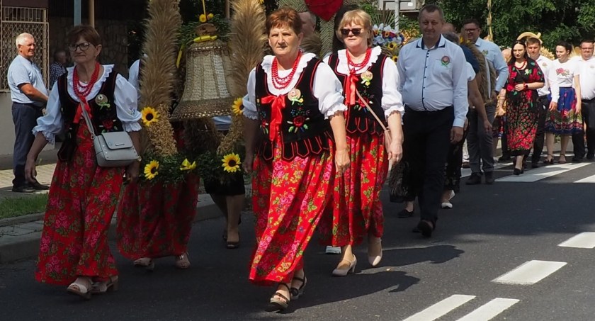Na zdjęciu dożynki w Maluszynie, fot. Facebook/Starostwo Powiatowe