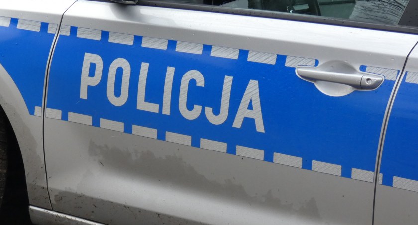 Na zdjęciu radiowóz KPP Radomsko