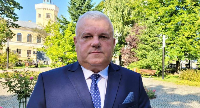 Na zdjęciu radny Arkadiusz Ciach