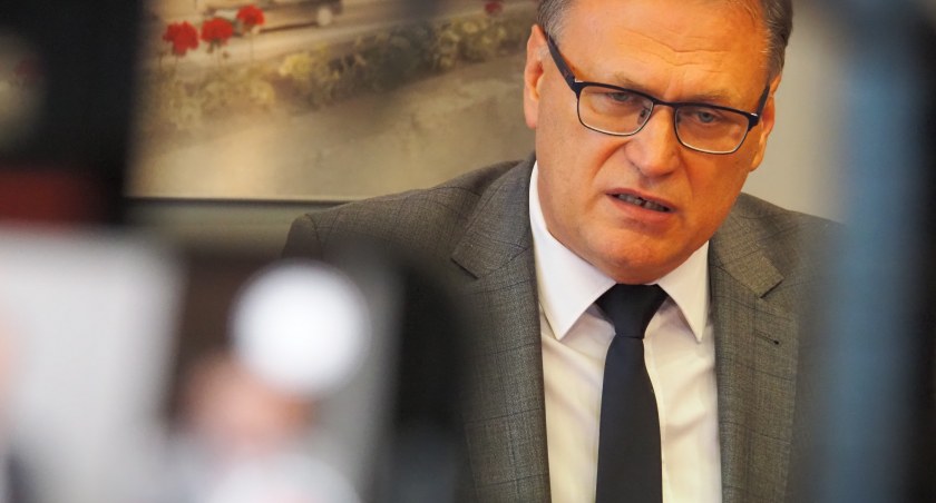 Na zdjęciu prezydent Jarosław Ferenc