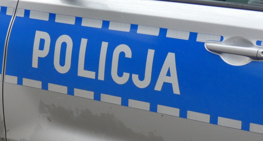 Na zdjęciu radiowóz KPP Radomsko