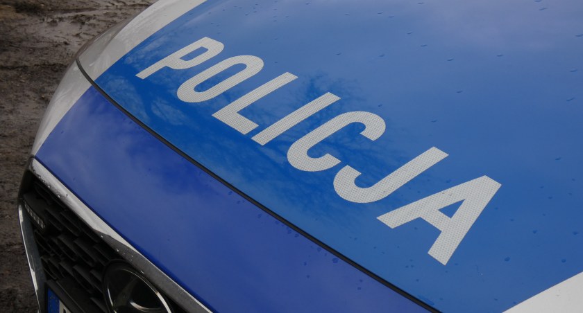 Na zdjęciu radiowóz KPP Radomsko