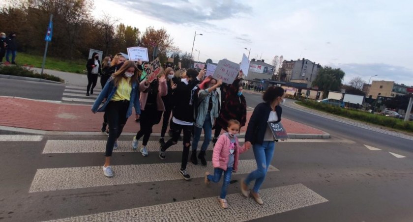 Na zdjęciu Strajk Kobiet w Radomsku, październik 2020