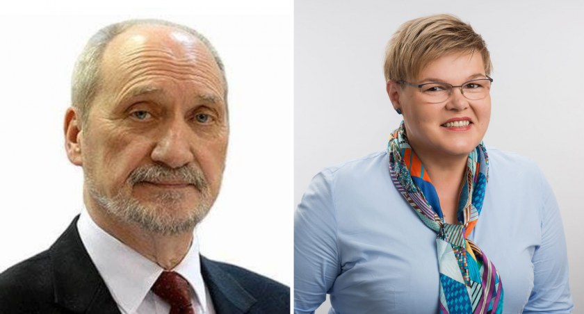 Na zdjęciu Antoni Macierewicz i Beata Molik, fot. konto Beata Molik Facebook