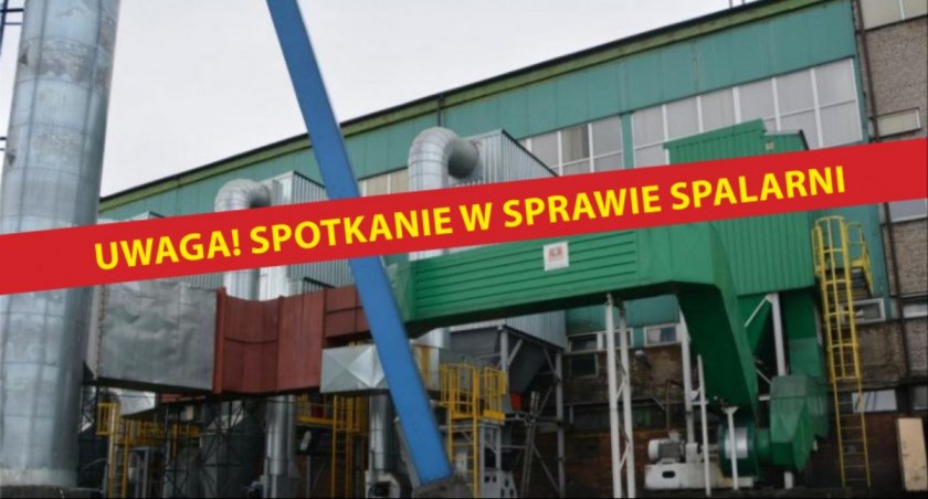 Na zdjęciu informacja o spotkaniu