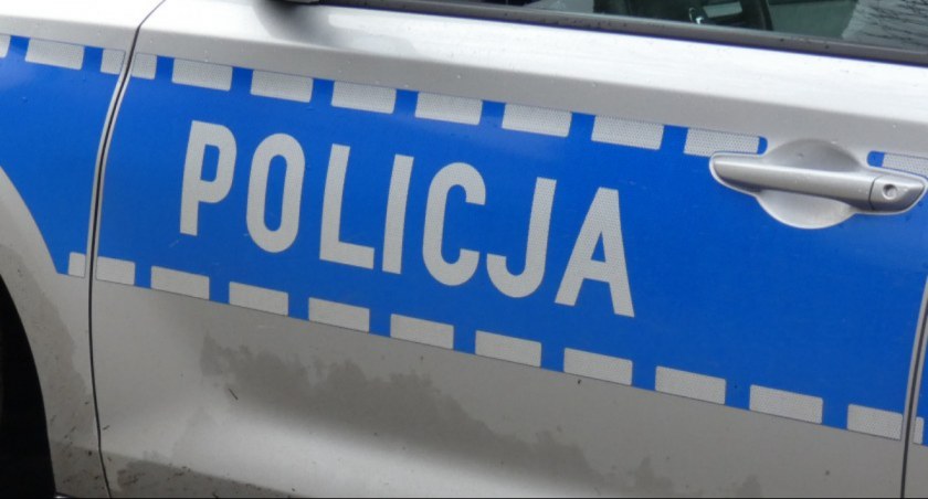 Na zdjęciu radiowóz KPP Radomsko 