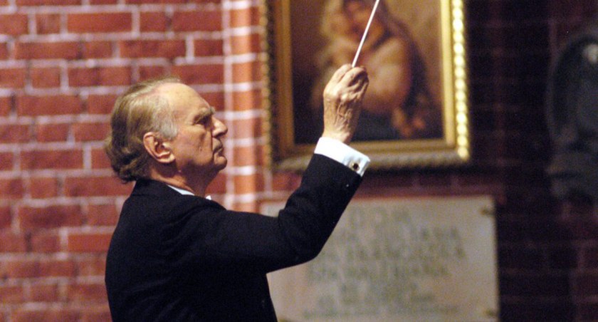 Na zdjęciu Jerzy Semkow, fot. A. Hawałej.