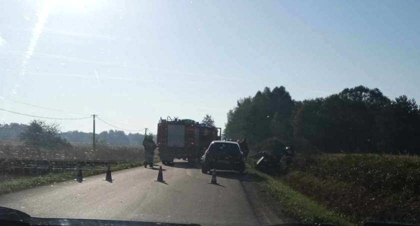 Na zdjęciu miejsce kolizji